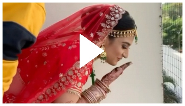 Bride waiting for her groom does this special thing after seeing ‘baraat’; video goes viral