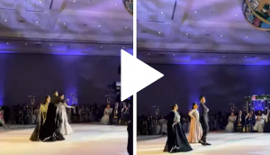 Groom dances with mother and mother-in-law on this hit song of SRK-Kajol; video goes viral