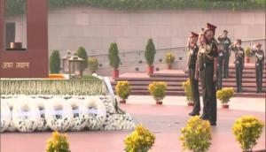 CDS, Army Chief lay wreath at National War Memorial on 75th Infantry Day