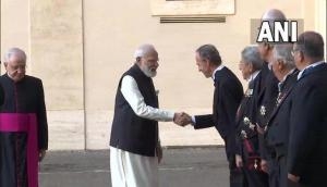 PM Modi arrives in Vatican City to meet Pope Francis ahead of G20 Summit