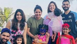 Anushka Sharma celebrates Halloween with team India players and their little munchkins 