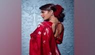  Jacqueline Fernandez goes retro red for Diwali