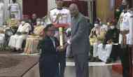 President Kovind confers Padma Shri to Dwarf Para Athlete KY Venkatesh