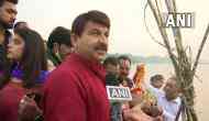 Manoj Tiwari reaches Yamuna Ghat for Chhath Puja, says will not follow DDMA order
