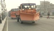 Jammu and Kashmir govt carries out mock snow clearance drill in Srinagar