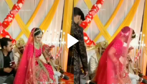 Groom’s friends tease bride on stage; what she does next will surprise you!