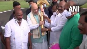 Amit Shah reaches Andhra's Venkatachalam ahead of 29th Southern Zonal Council meeting today