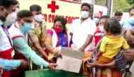Puducherry LG visits Karuvadikuppam area to distribute flood relief material