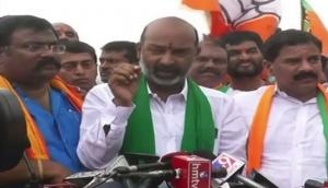 TRS workers disguised as farmers hit BJP members with eggs, stones: Telangana BJP chief