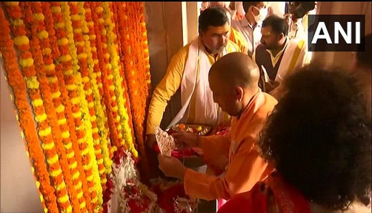 UP: Yogi Adityanath installs retrieved 18th-century Maa Annapurna idol at Varanasi's Kashi Vishwanath Temple