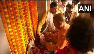 UP: Yogi Adityanath installs retrieved 18th-century Maa Annapurna idol at Varanasi's Kashi Vishwanath Temple