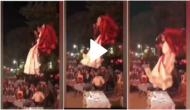 Groom and bride fall from the swing during their ‘grand entry’; video will leave you stunned