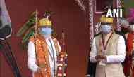 MP: PM Modi attends Janjatiya Gaurav Diwas Mahasammelan in Bhopal, pays floral tribute to tribal freedom fighter Birsa Munda