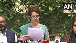 Priyanka Gandhi urges PM Modi to not share dais with Ajay Mishra Teni at DGP conference in Lucknow