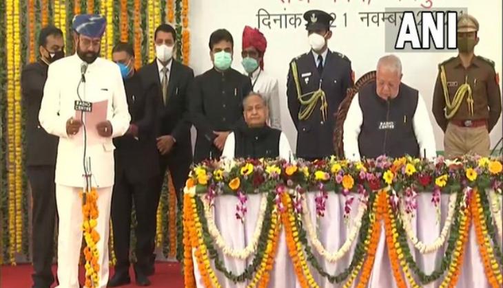 Mahendrajeet Singh Malviya, Ramlal Jat, Mahesh Joshi, Vishvendra Singh sworn in as Rajasthan cabinet ministers