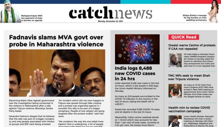 22nd November Catch News ePaper, English ePaper, Today ePaper, Online News Epaper