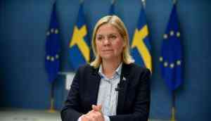 Sweden's first female PM elected for second time in a week