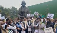 Winter session: Opposition leaders stage protest in Parliament demanding revocation of suspension of 12 MPs