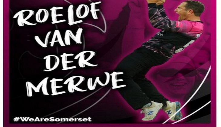 Roelof van der Merwe signs contract extension with Somerset