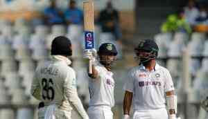 Ind vs NZ, 2nd Test: Mayank, Pujara fall but hosts extend lead to 405