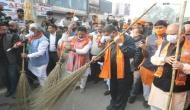 Ahead of PM Modi's visit, Dharmendra Pradhan undertakes cleanliness campaign in Varanasi