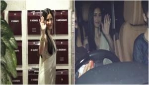 Dressed-up Katrina Kaif reaches Vicky Kaushal's residence ahead of their speculated wedding