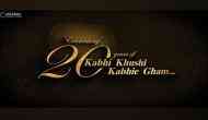 Karan Johar shares heartfelt note as 'Kabhi Khushi Kabhie Gham' is set to turn 20