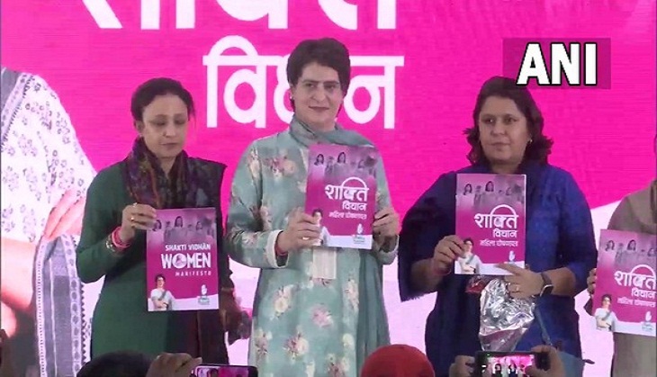 UP Assembly polls 2022: Priyanka Gandhi Vadra releases 'women's manifesto' in Lucknow