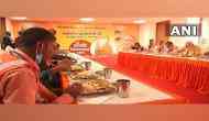UP: PM Modi, Yogi Adityanath have lunch with workers involved in Kashi Vishwanath Dham Corridor construction