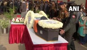 TN chopper crash: IAF officials, MP ministers pay tribute to Group Captain Varun Singh in Bhopal