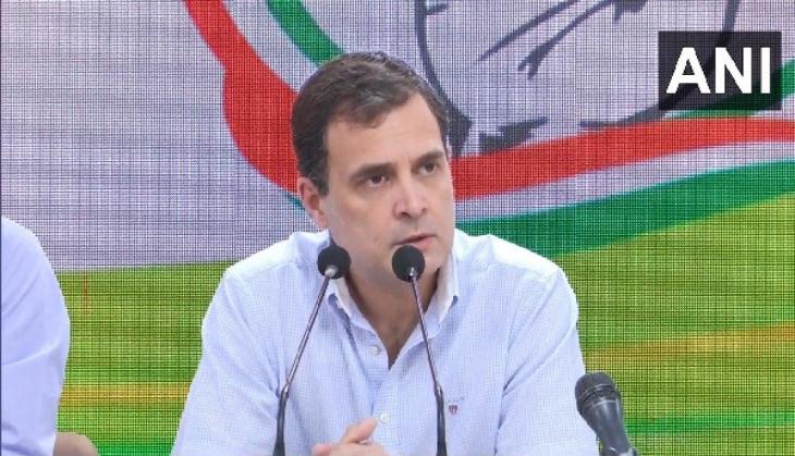 Rahul Gandhi accuses media of suppressing the voice of Opposition