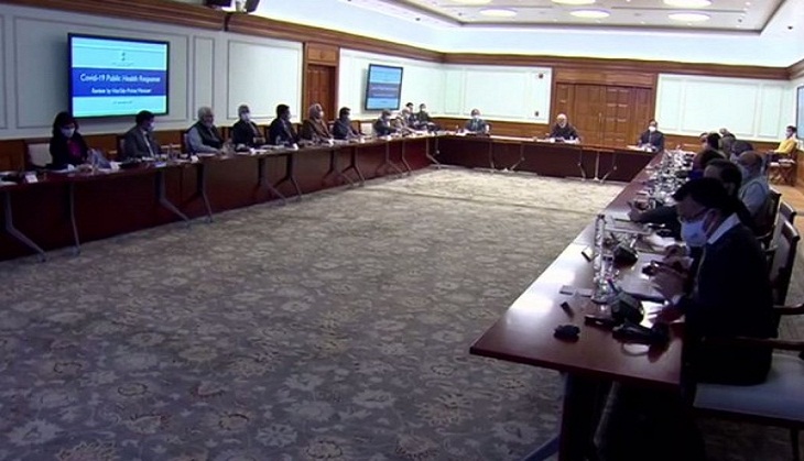 PM Modi chairs meeting on COVID-19 situation, says people should be 'satark', 'saavdhan' in view of Omicron variant