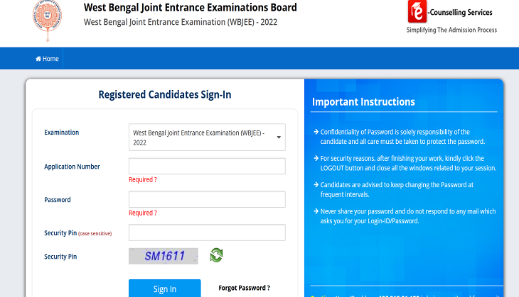 WBJEE Application Form 2022: Online registration begins; check exam schedule