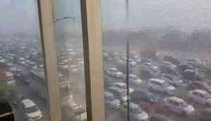  UP: Yamuna Expressway witnesses massive traffic jam