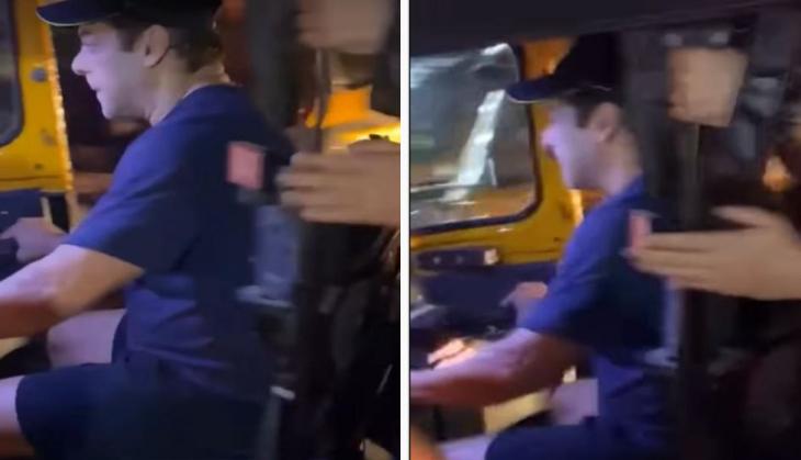 Salman Khan rides an auto-rickshaw on Panvel streets, video trends big time 