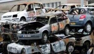 People in France set-ablaze 874 cars on new year's eve as part of tradition