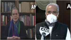 Sonia Gandhi speaks with Baghel, take stock of COVID situation in Chhattisgarh