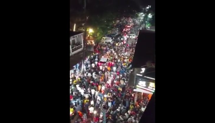 Huge crowd at popular tourist spot in Goa amid worrying Covid surge, video goes viral