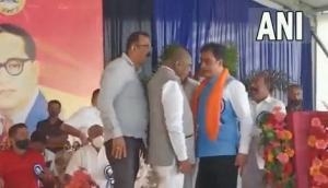 Karnataka Minister, Congress MP get into fight at Ramanagara event in presence of CM Bommai