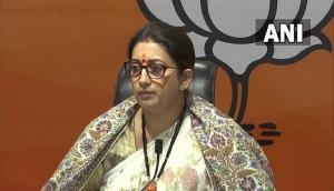 Sonia Gandhi's soul awakened after seeing public outrage over PM security breach: Smriti Irani