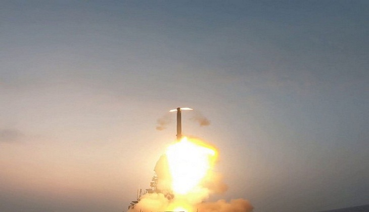 India successfully test fires BrahMos Supersonic Cruise missile from INS Visakhaptnam off west coast