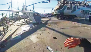 Caught on cam: Train crashes into airplane just seconds after pilot rescued 