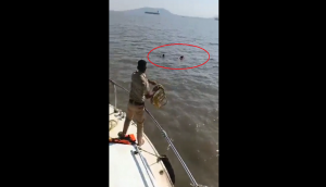 Woman falls in sea while taking a boat ride; know what happens next