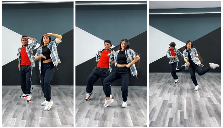 Watch epic dance moves of Dhanashree Verma on Dhanush's Rowdy Baby