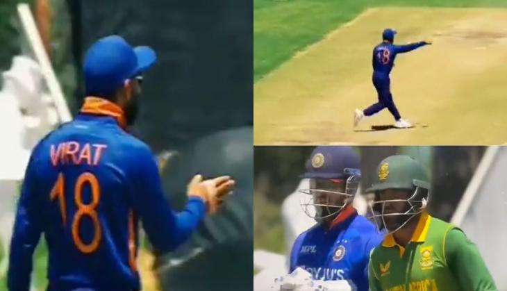 Virat Kohli loses calm, has heated exchange of words with Temba Bavuma [Watch]