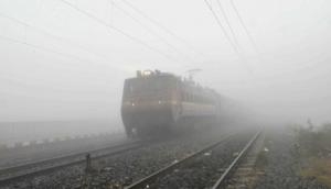 10 trains delayed due to low visinility on Christmas