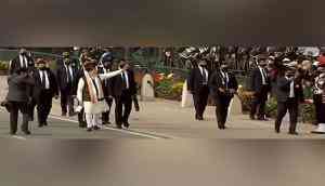 R-Day 2022: PM Modi greets, waves at people on Rajpath after Republic Day parade
