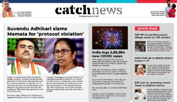27th January Catch News ePaper, English ePaper, Today ePaper, Online News Epaper