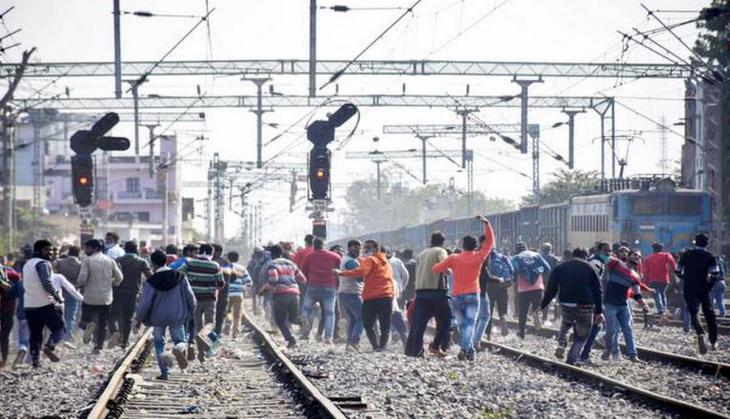 RRB NTPC Protests: 4 held for pelting stones, vandalism at Rajendra Nagar Terminal