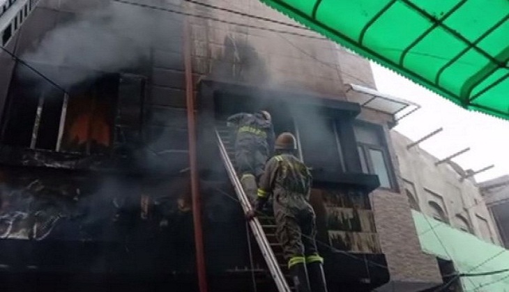UP: Fire breaks out at sweets shop in Kanpur, 2 dead